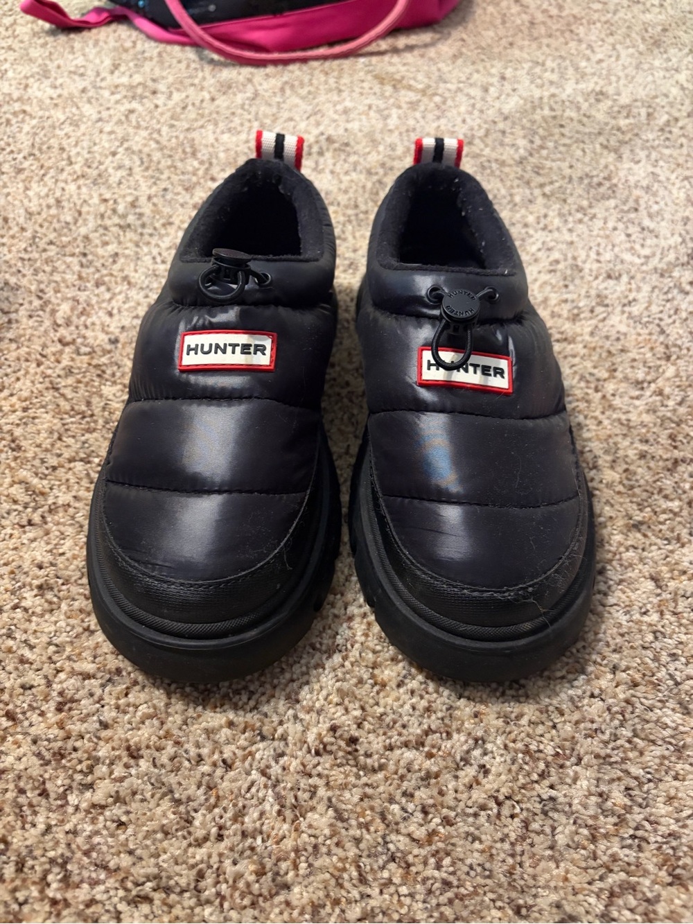 Hunter Madi black mules